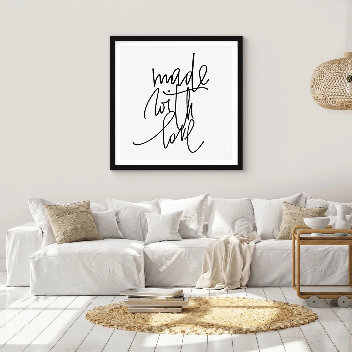 Poster in black frame - Best Brand - 60x60 cm