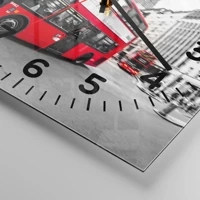 Clock face with numbers