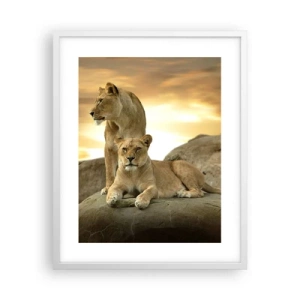 Poster in white frmae - Royal Majesty - 40x50 cm