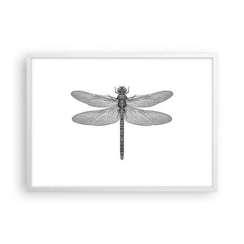 Poster in white frmae - Precision of Nature - 70x50 cm