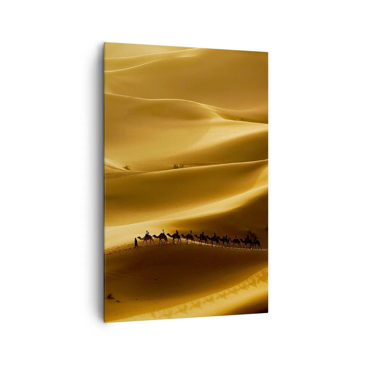 Canvas picture - Caravan on the Waves of a Desert - 80x120 cm