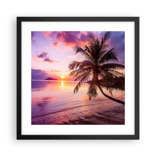 Poster in black frame - Bliss up to the Horizon - 40x40 cm