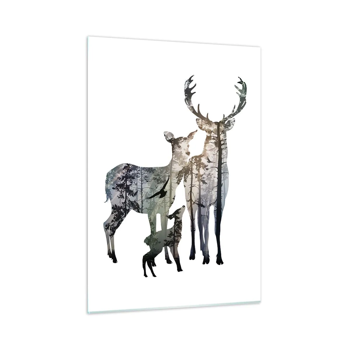 Glass picture - Family Photo - 50x70 cm
