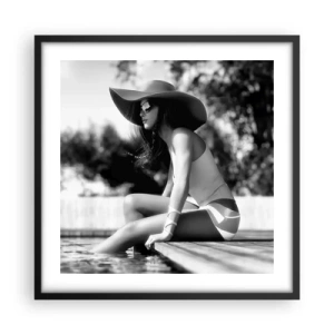 Poster in black frame - Summer Dream - 50x50 cm