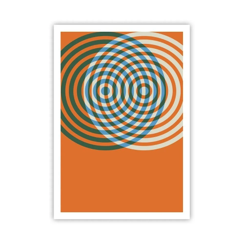 Poster - Abstract Variation on a Circle - 70x100 cm