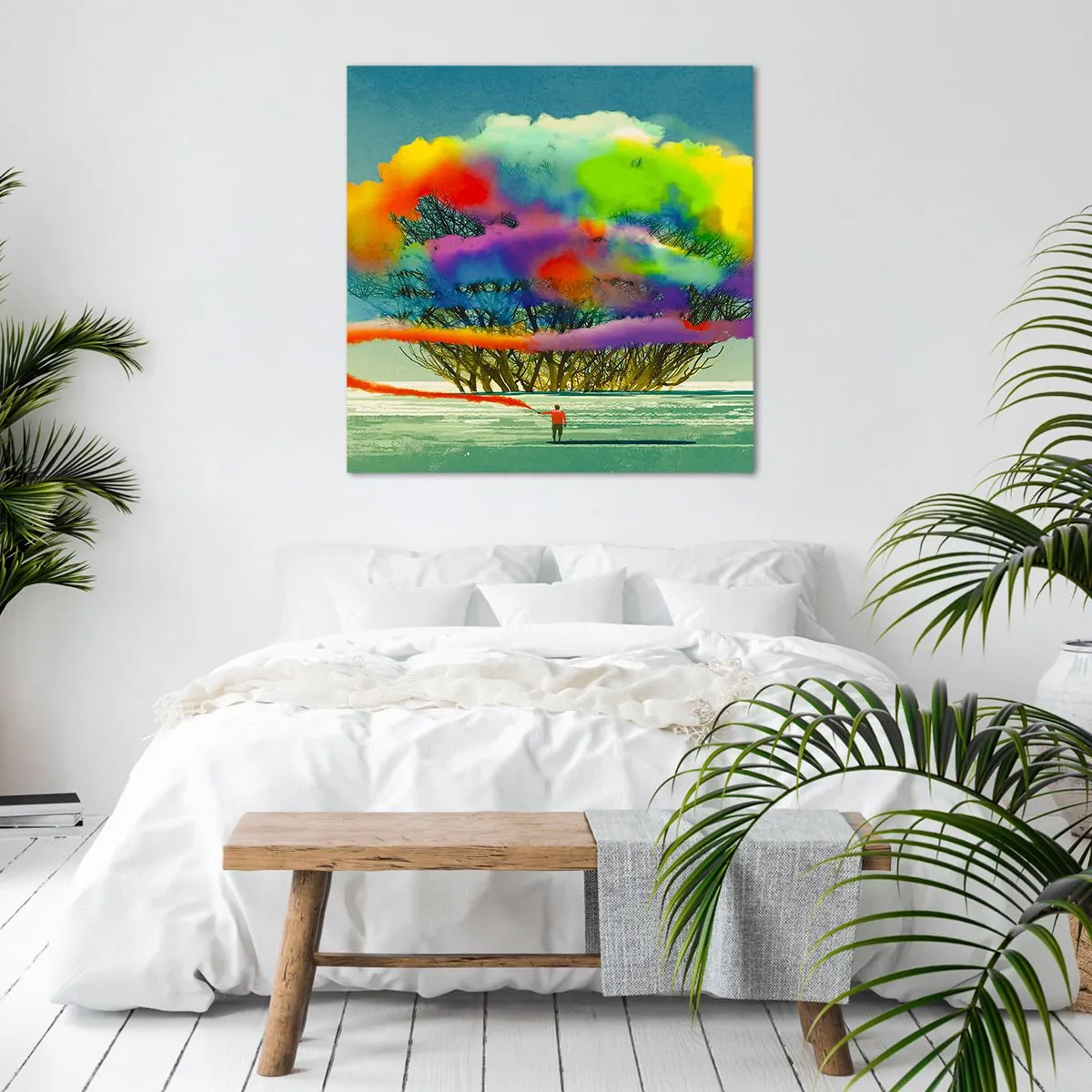 Canvas picture - Revive this World - 70x70 cm