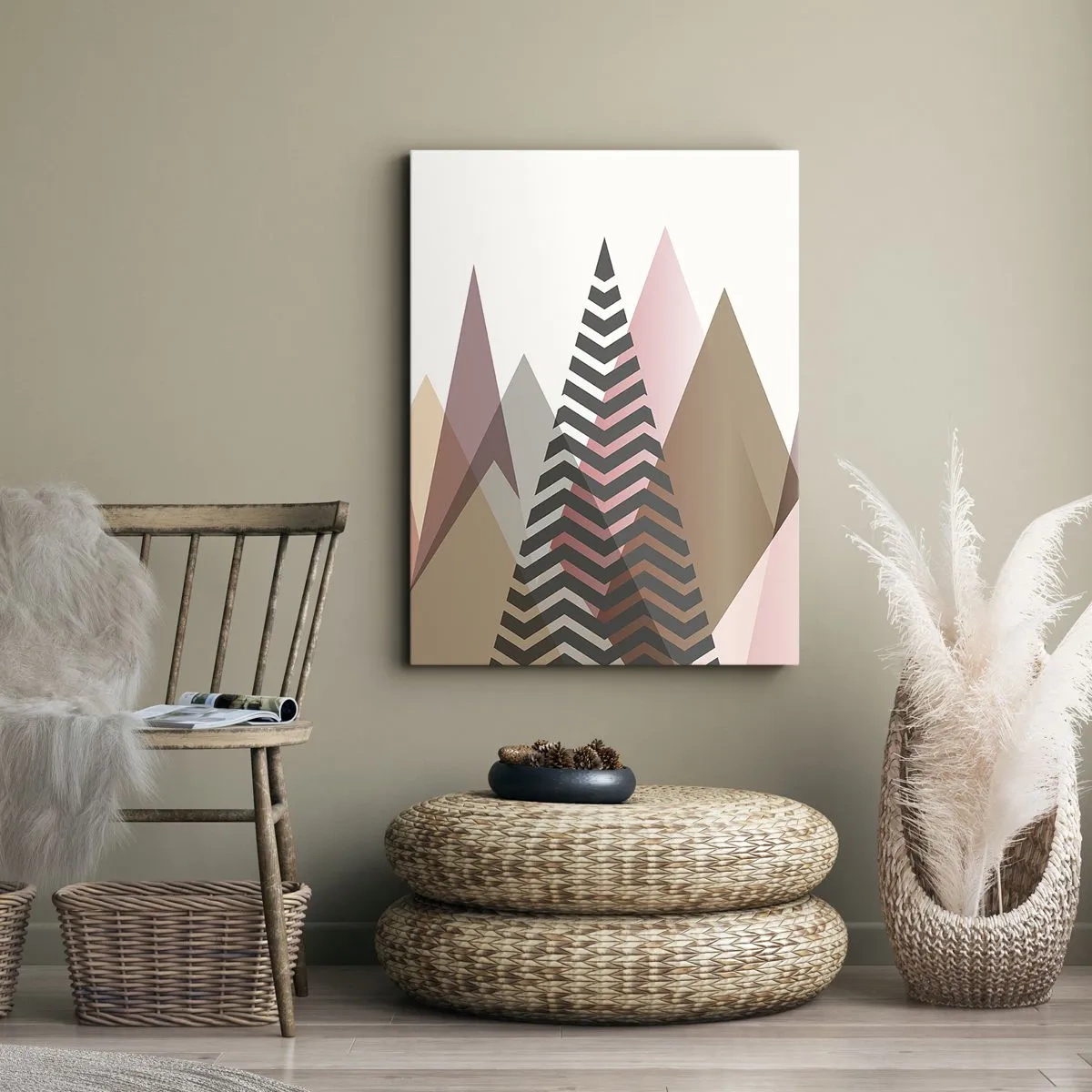 Canvas picture - View of the Piramide - 50x70 cm