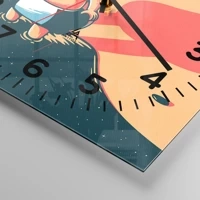 Clock face with numbers