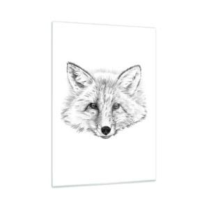 Glass picture - Foxy Look - 50x70 cm