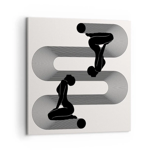 Canvas picture - Sensual Symmetry - 60x60 cm