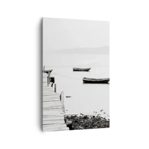 Canvas picture - By Waters Still and Clear - 80x120 cm