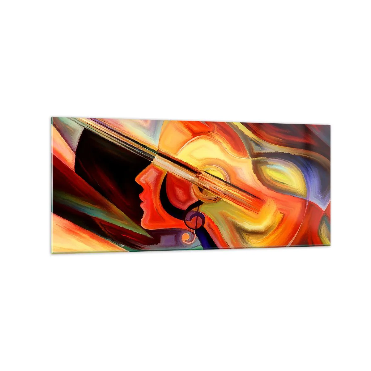 Glass picture - All Is Tuned Up - 120x50 cm