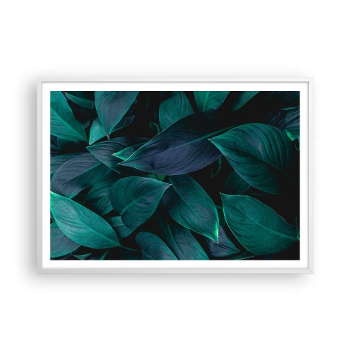 Poster in white frmae - The Green Itself - 100x70 cm