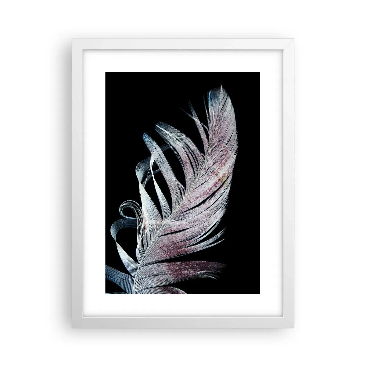Poster in white frmae - Think about Touch - 30x40 cm