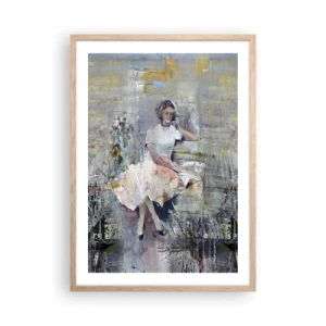 Poster in light oak frame - Classical and Modern - 50x70 cm