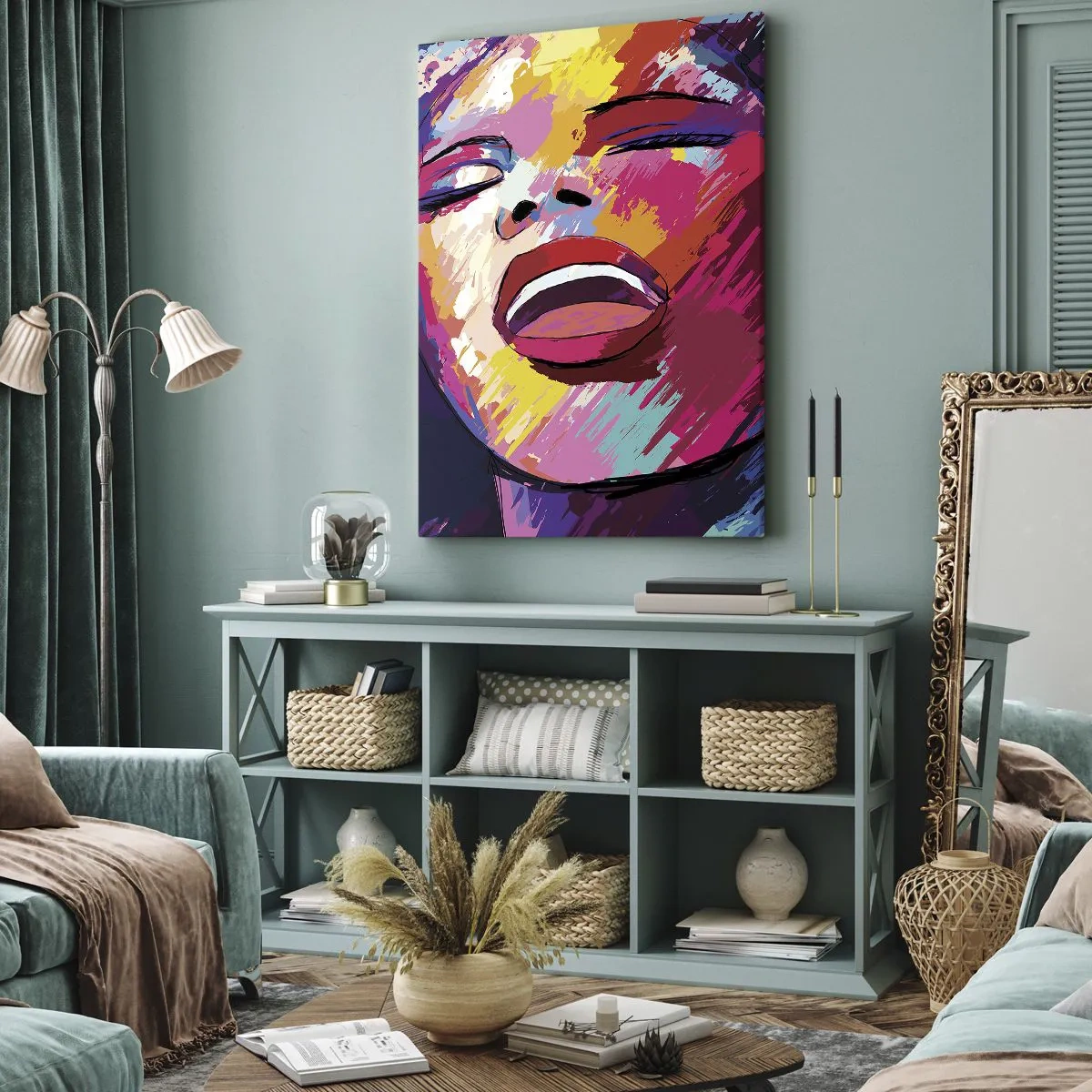 Canvas picture - Sing Your Life Away - 45x80 cm