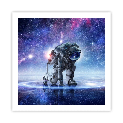 Poster - Starry Night above Me - 60x60 cm