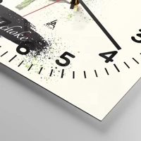 Clock face with numbers