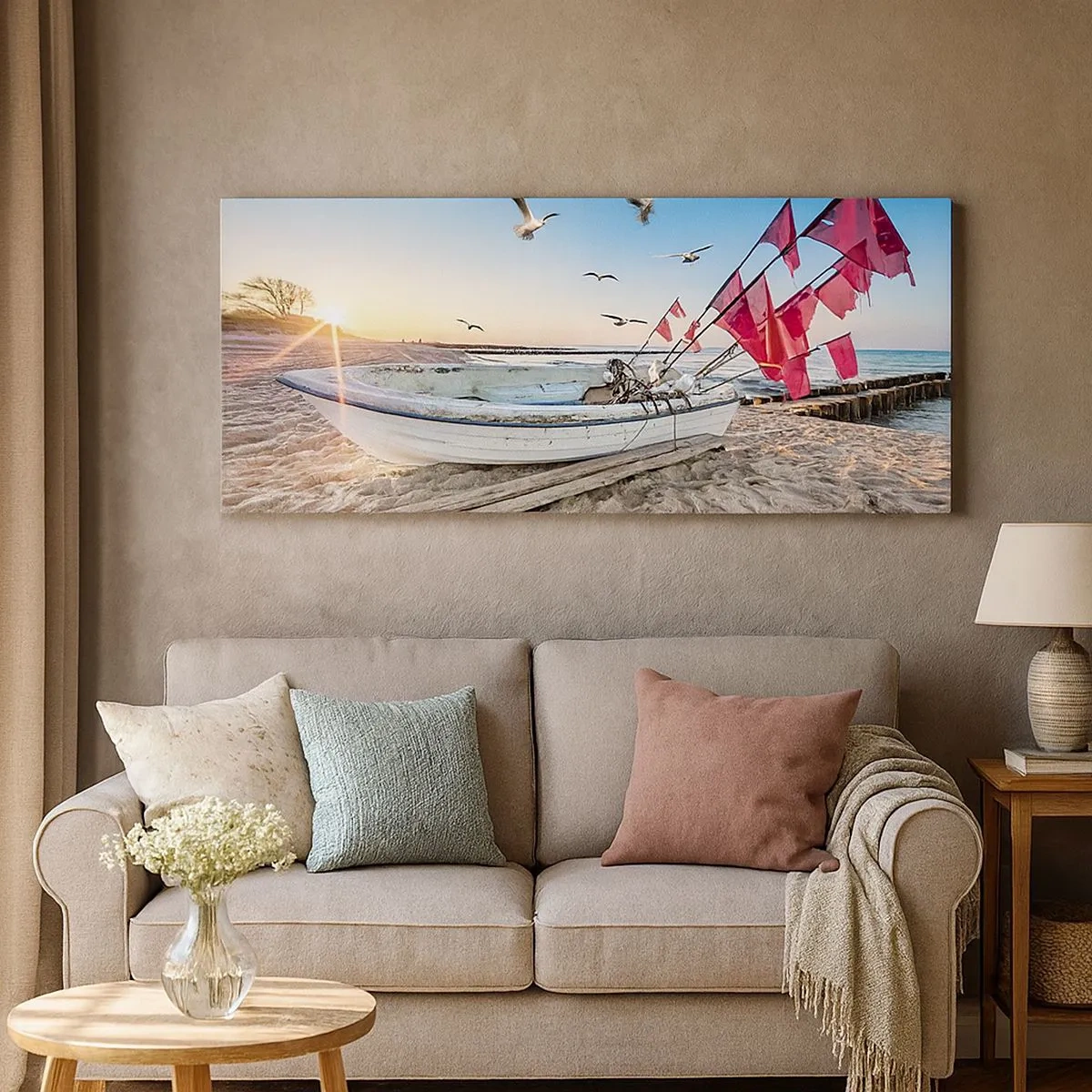 Canvas picture - Deserved Rest - 100x40 cm