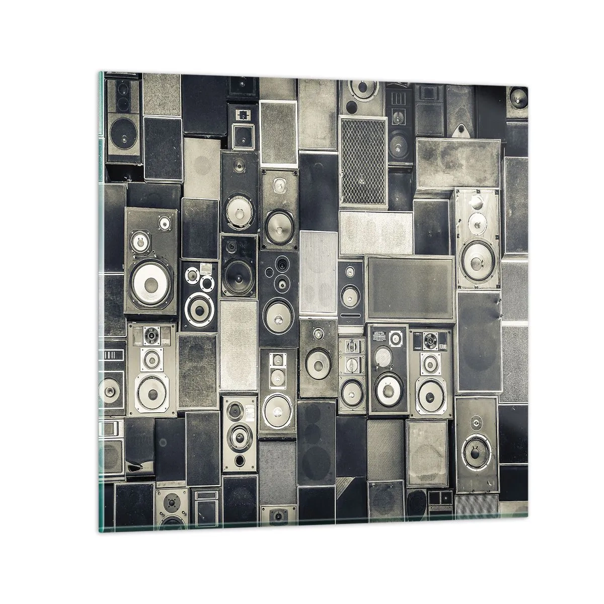 Glass picture - And Music Is Playing - 60x60 cm