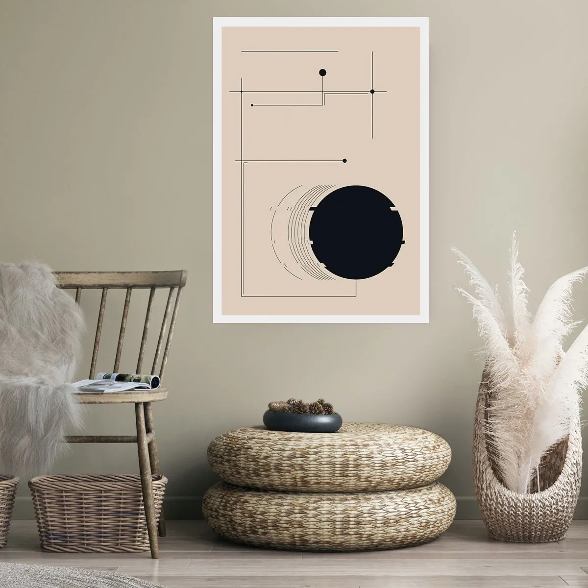 Poster - Springy and Dynamic Composition - 40x50 cm