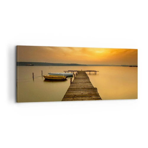 Canvas picture - I Will Open up Golden Sky before You - 100x40 cm