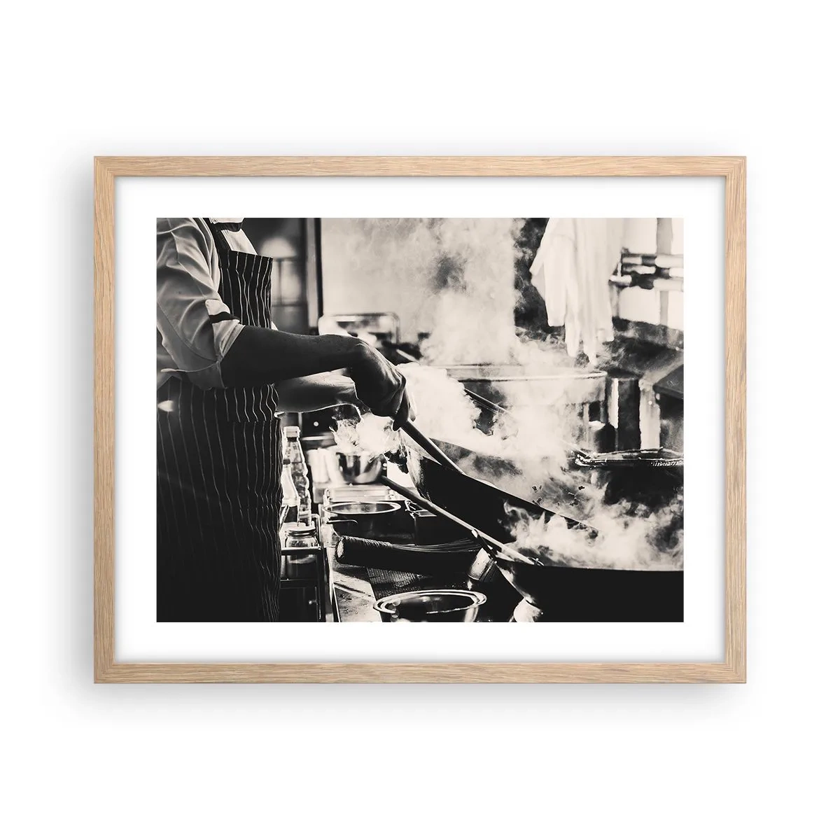 Poster in light oak frame - Alchemy of Flavours - 50x40 cm