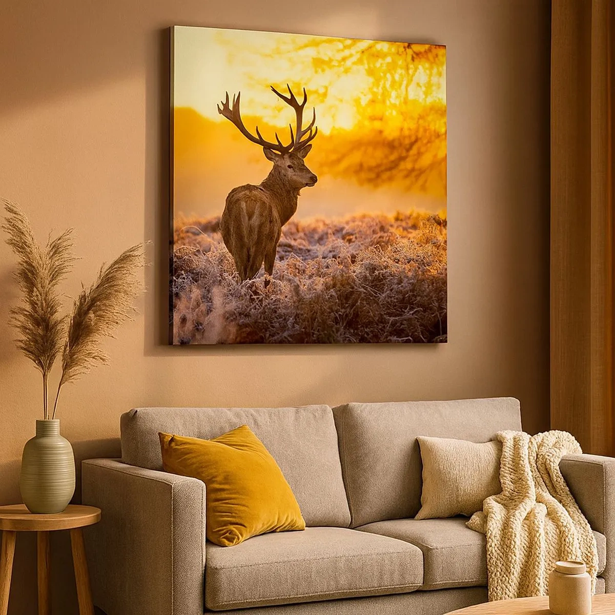 Canvas picture - King of Autumnal Forest - 30x30 cm