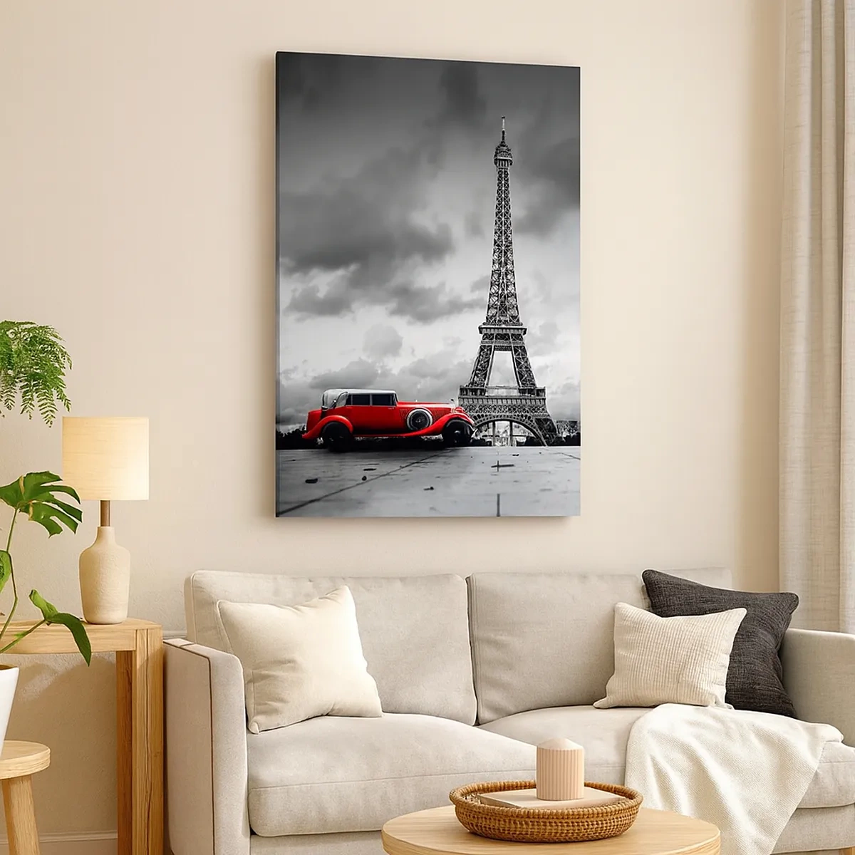 Canvas picture - Not So Long Ago in Paris - 50x70 cm