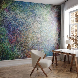 Custom Self-Adhesive Wallpaper Deluxe Sticker - It's Not So Simple - Abstraction, Piece, Modern Pattern