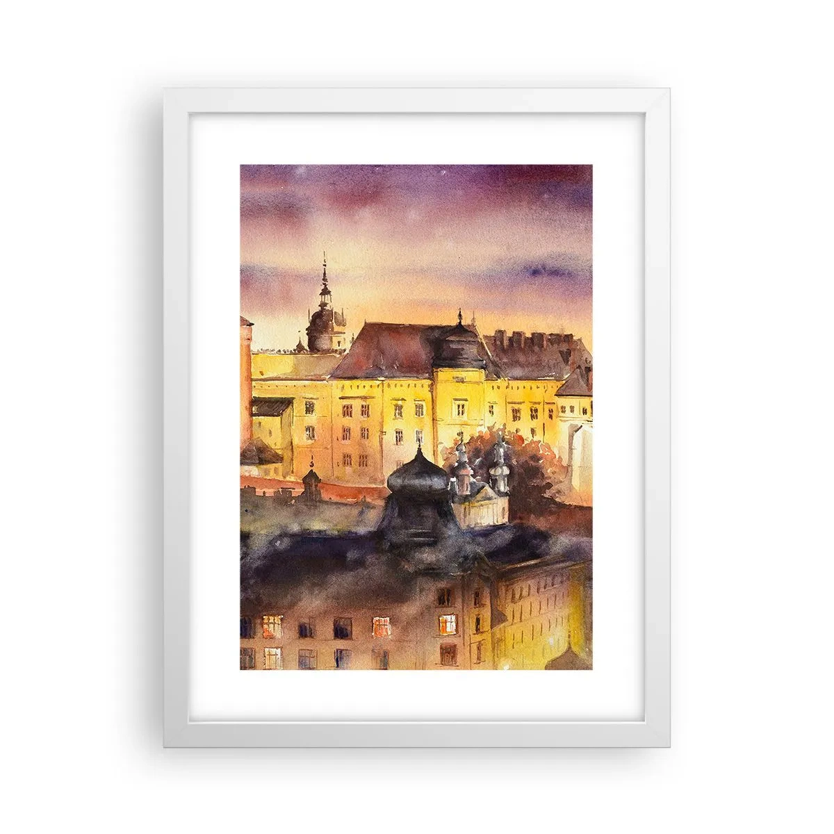 Poster in white frmae - History and Fairytale - 30x40 cm