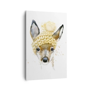 Canvas picture - For Winter in a Snowy Forest - 80x120 cm