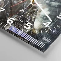 Clock face with numbers