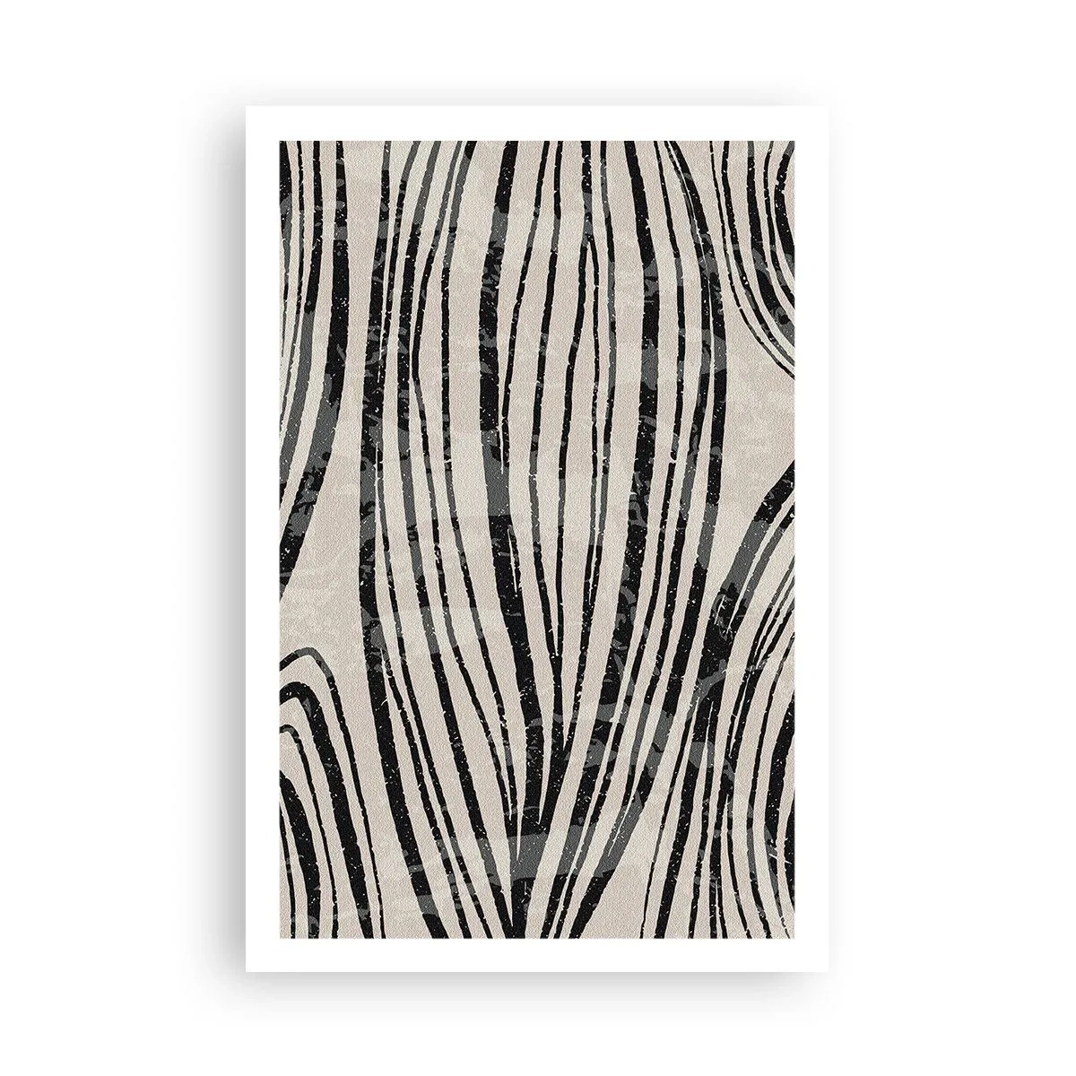 Poster - Spillover of Lines - 61x91 cm