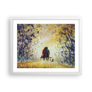 Poster in white frmae - Magical Moment - 50x40 cm