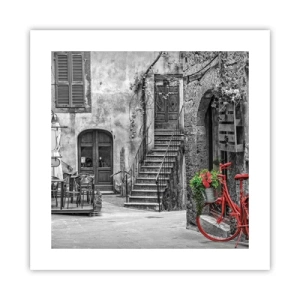 Poster - Tuscan Alley - 40x40 cm