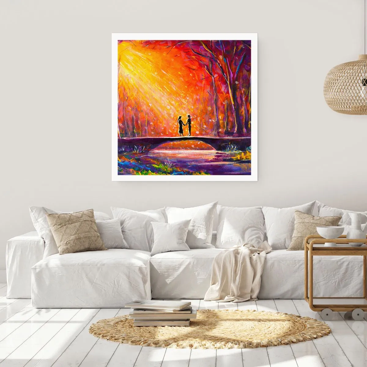 Poster - Heaven Loves Them Too - 40x40 cm