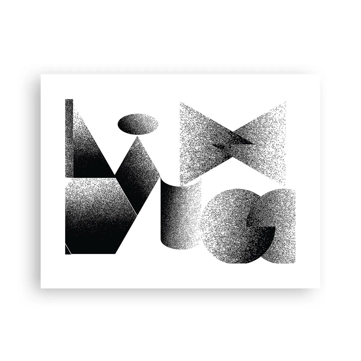 Poster - Angles and Ovals - 40x30 cm