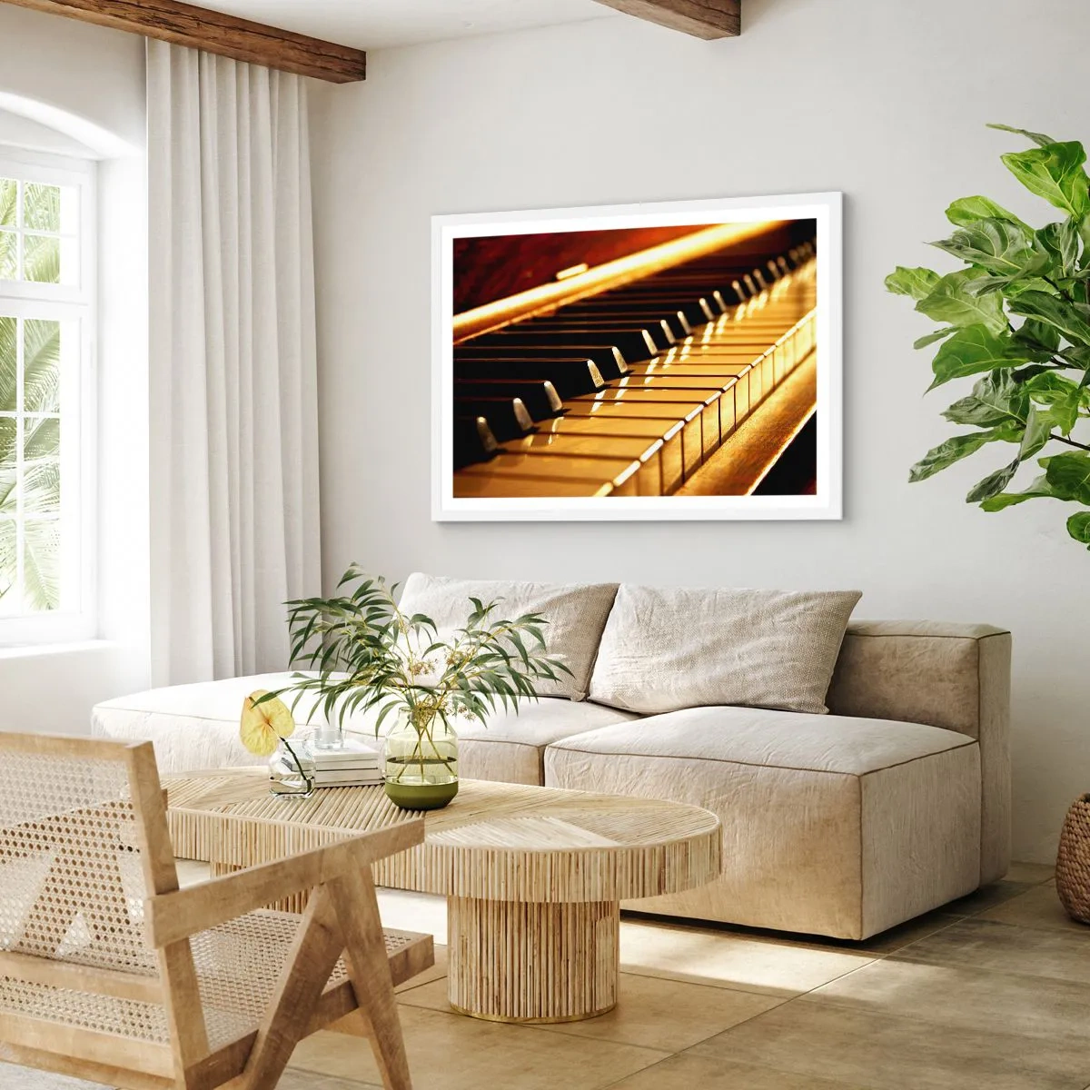 Poster in white frmae - Unlimited Possibilities - 91x61 cm