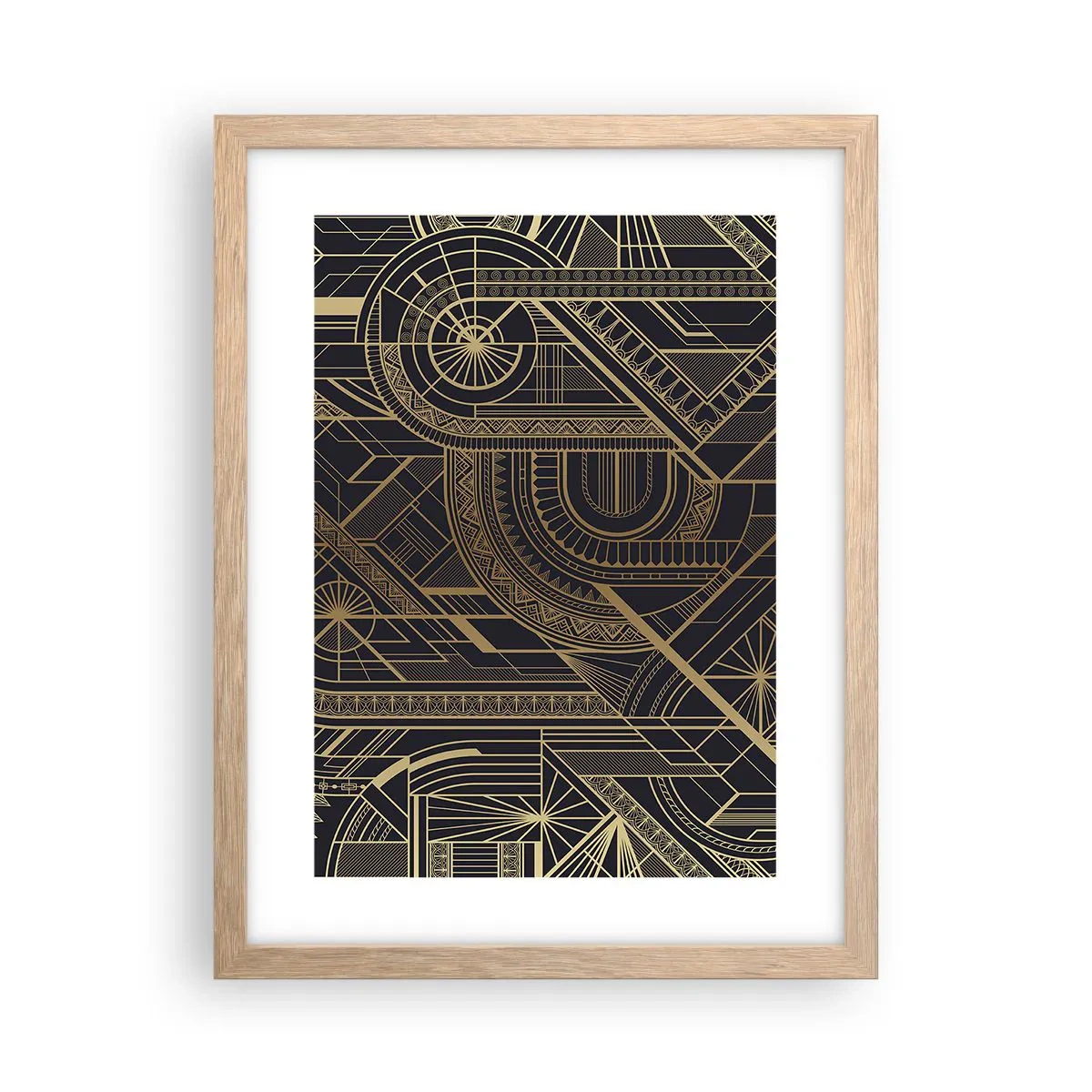 Poster in light oak frame - Concepts, Ideas, Plans - 30x40 cm