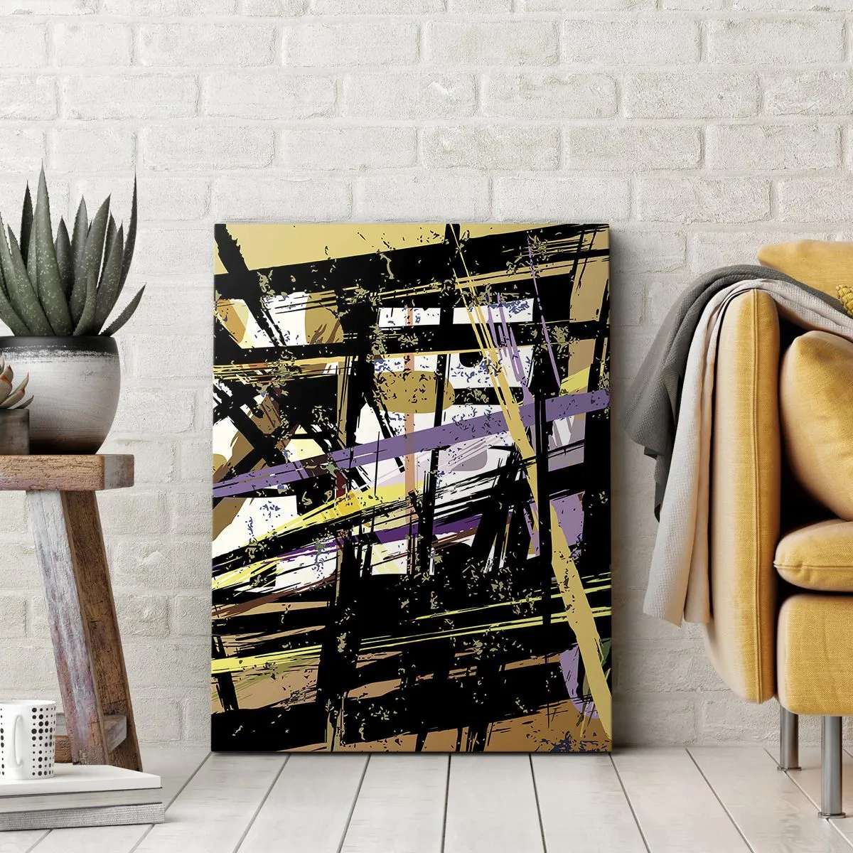 Canvas picture - Sharp Cuts - 45x80 cm