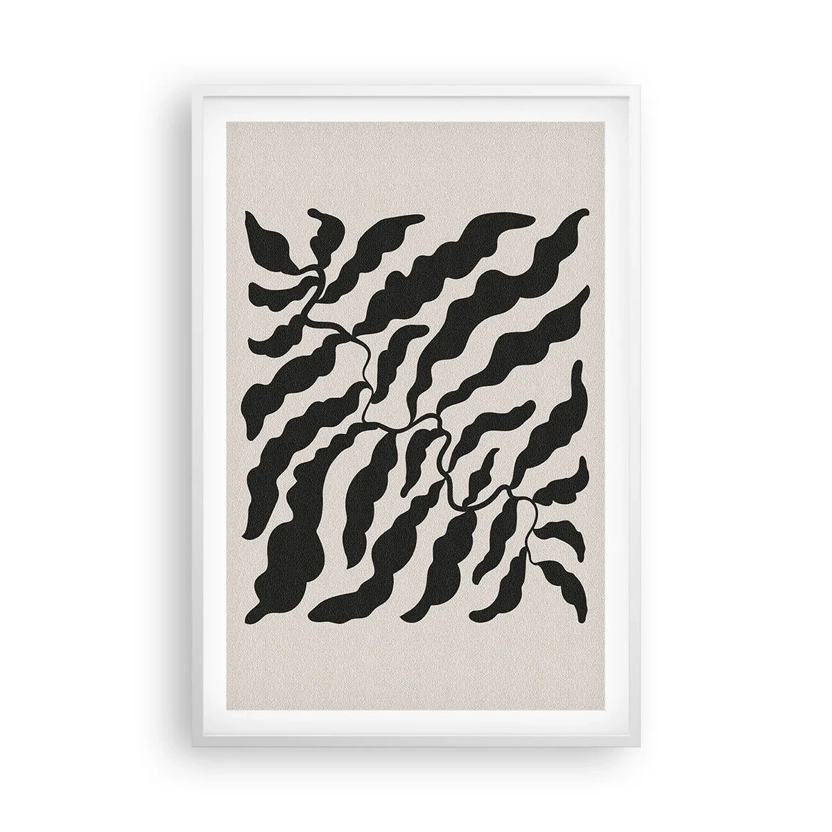 Poster in white frmae - Nature of a Square - 61x91 cm