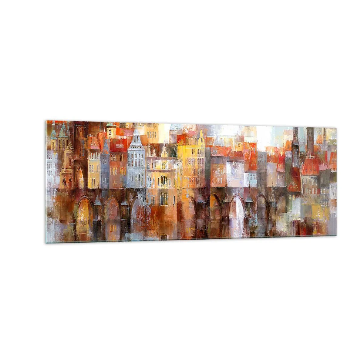 Glass picture - Under The Bridge It Is Also Pretty - 140x50 cm