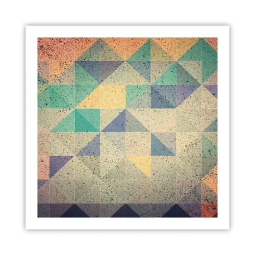 Poster - The Republic of Triangles - 60x60 cm