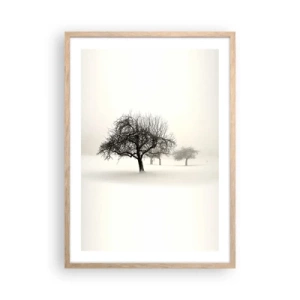 Poster in light oak frame - Winter Dream - 50x70 cm
