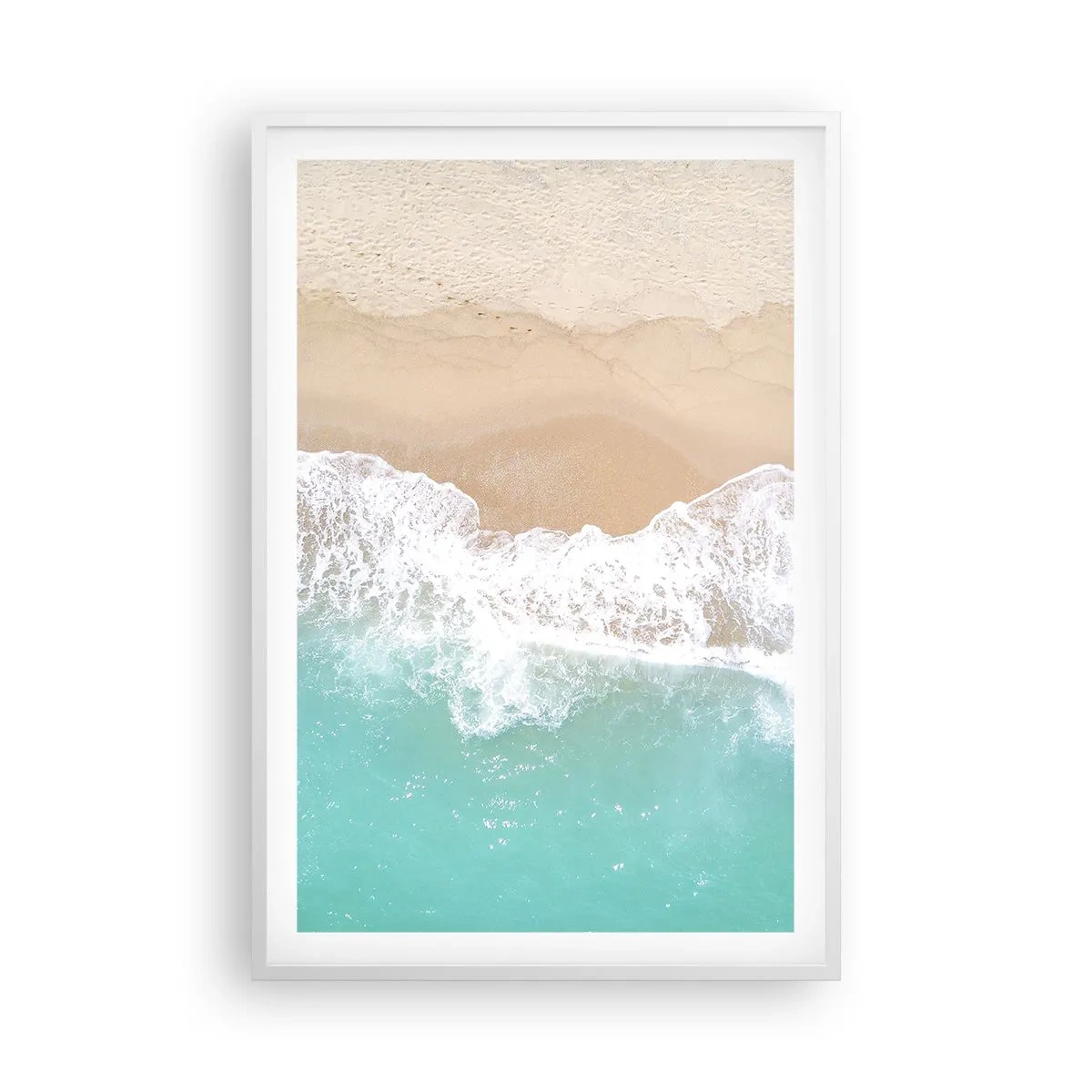Poster in white frmae - Touch Full of Caress - 61x91 cm