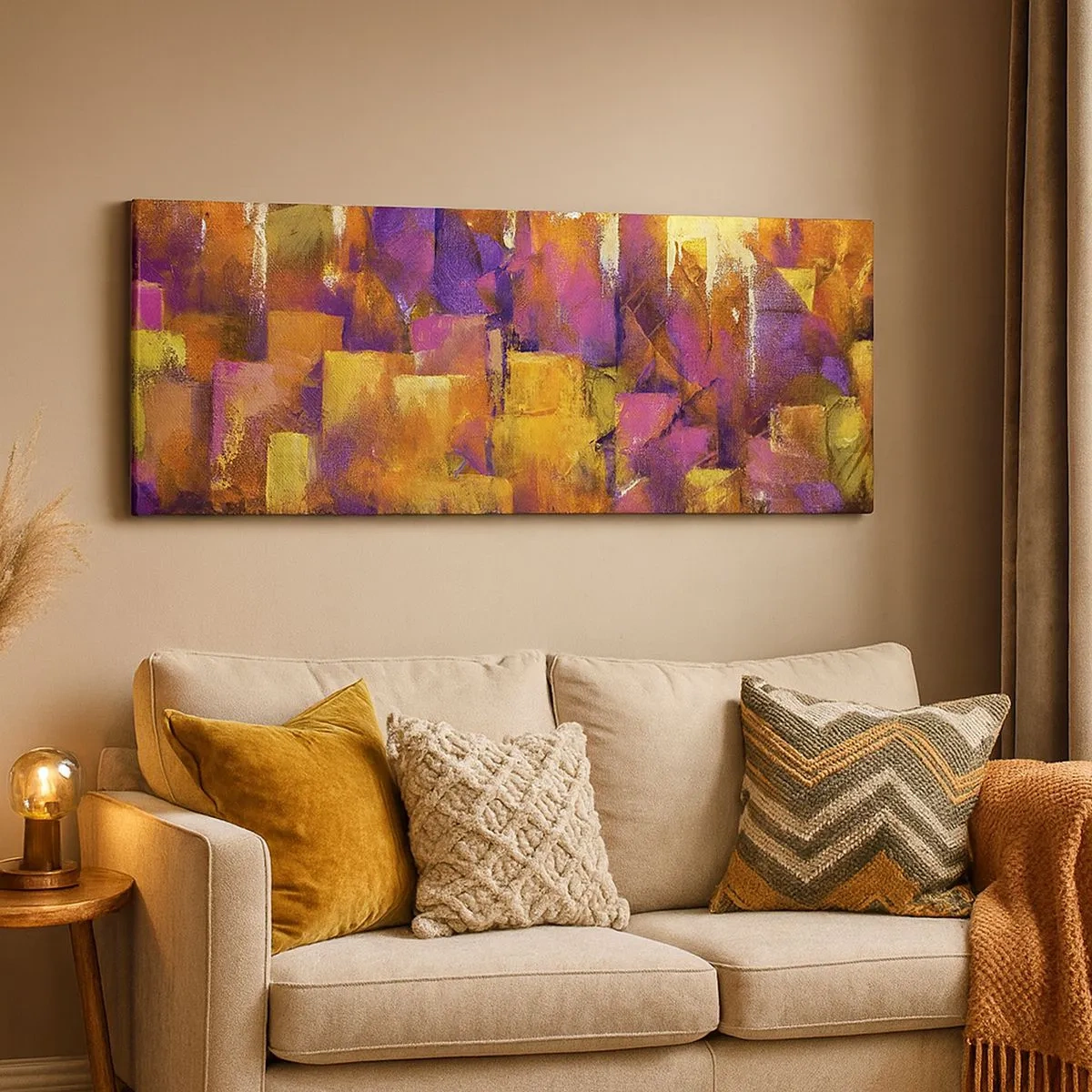 Canvas picture - Metropolitan Composition - 100x40 cm