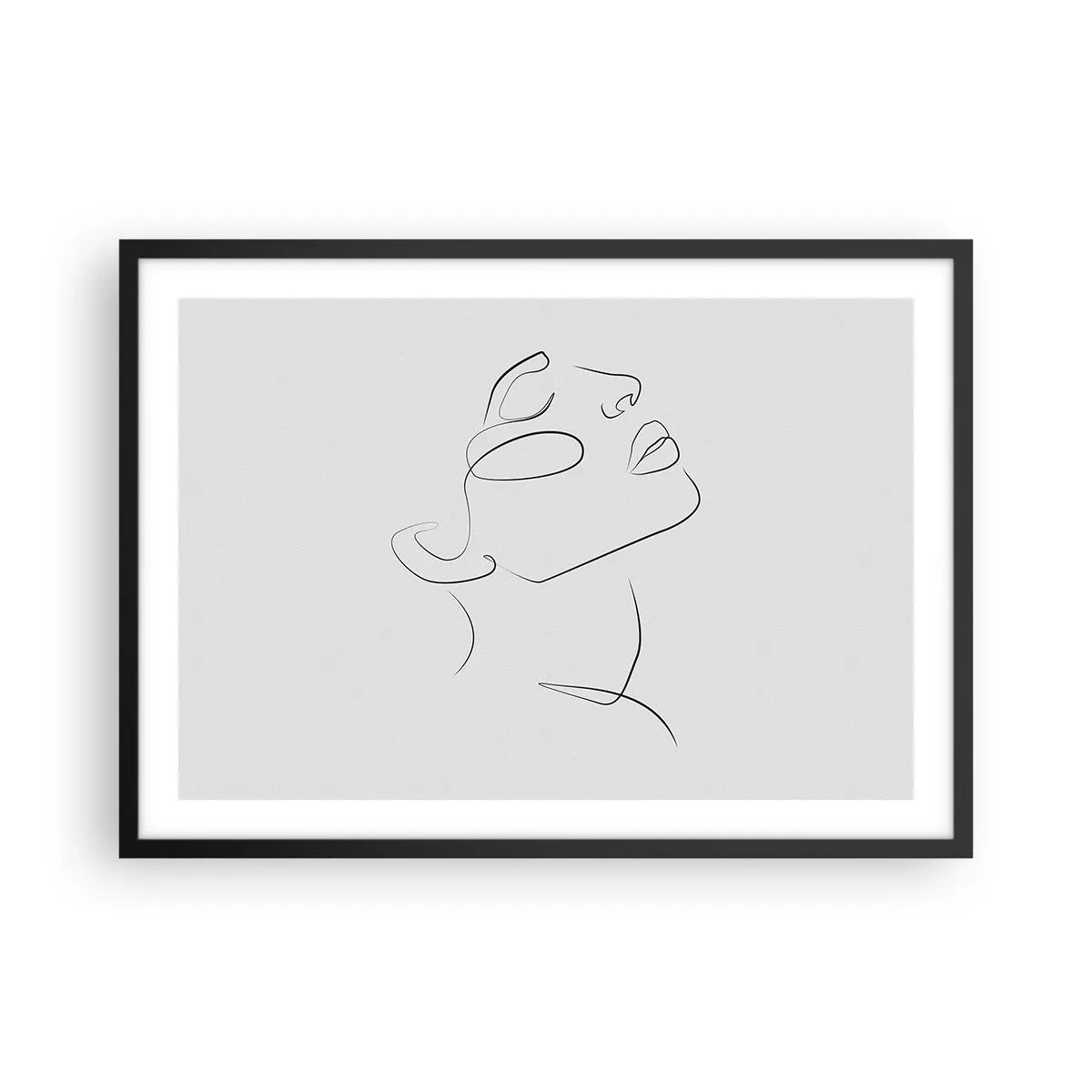 Poster in black frame - Meanders of a Dream - 70x50 cm