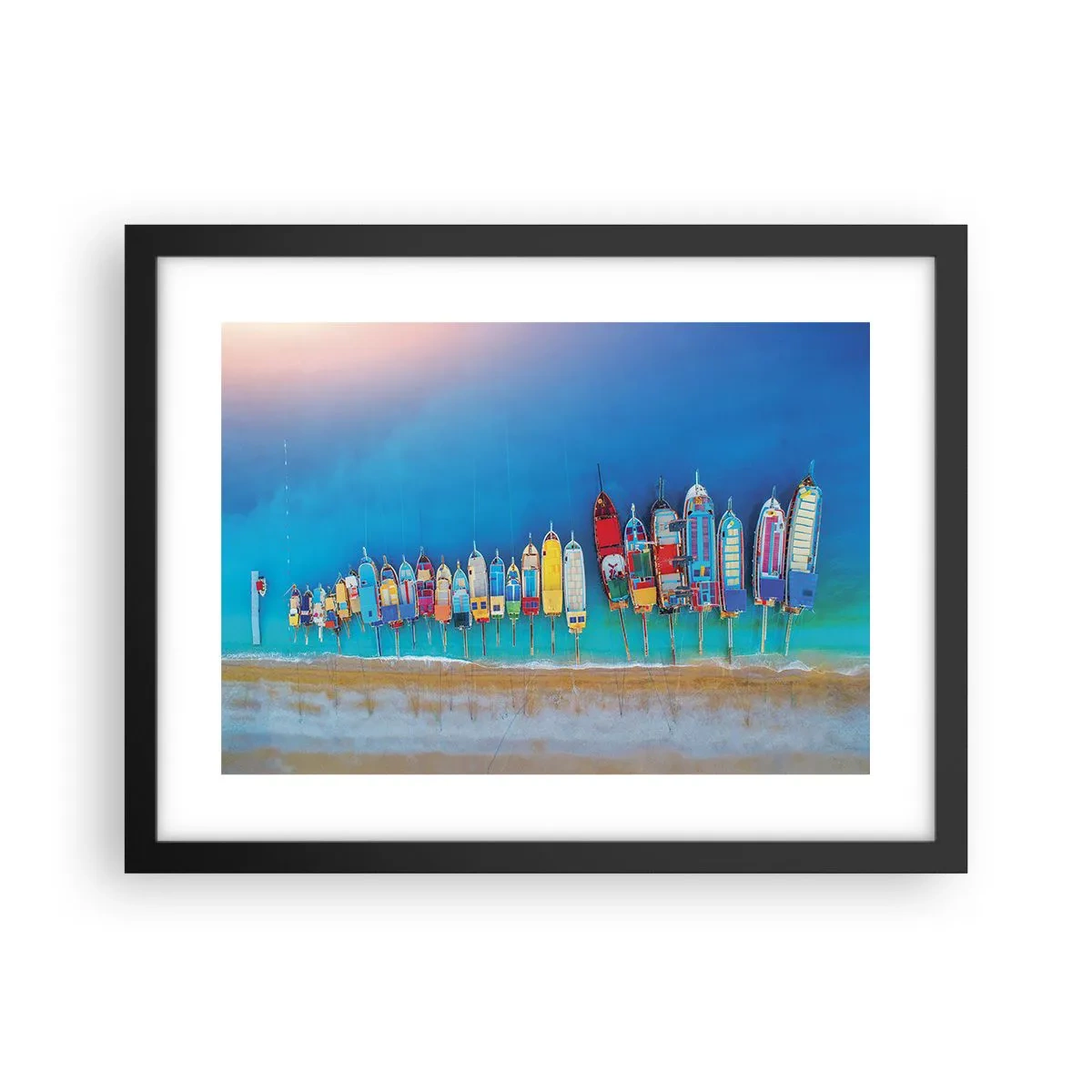Poster in black frame - From Bird's Eye View - 40x30 cm
