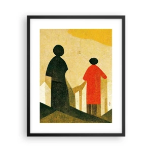 Poster in black frame - Still a Long Way - 40x50 cm